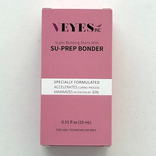 VEYES INC Super Lash Bonder for Eyelash Extensions – SU-PREP Bonder, Glue Accelerator & Lash Sealant - görsel 14
