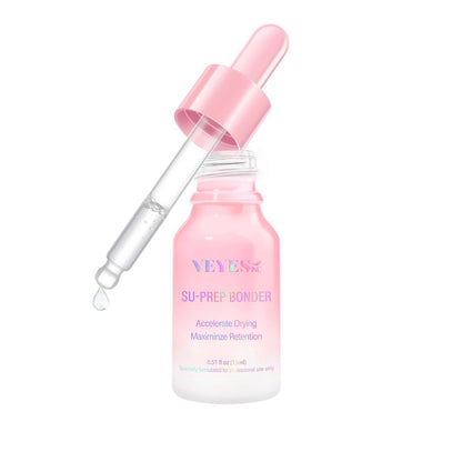 VEYES INC Super Lash Bonder for Eyelash Extensions – SU-PREP Bonder, Glue Accelerator & Lash Sealant