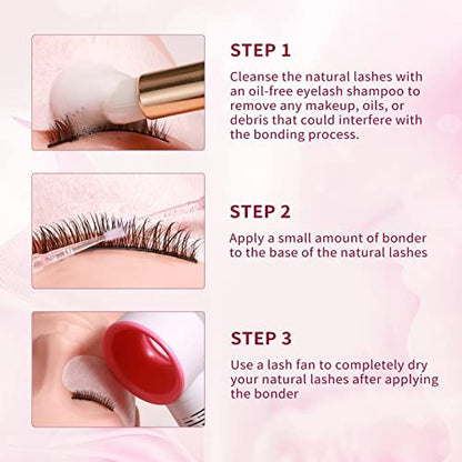VEYES INC Super Lash Bonder for Eyelash Extensions – SU-PREP Bonder, Glue Accelerator & Lash Sealant