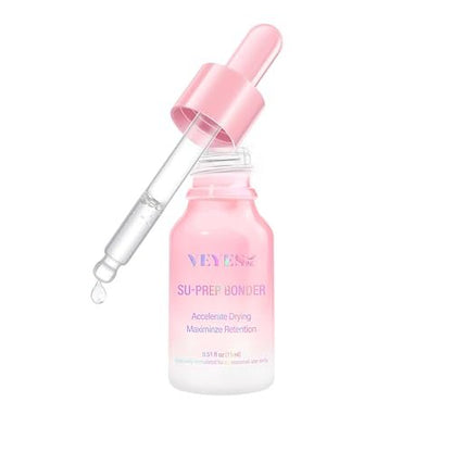 VEYES INC Super Lash Bonder for Eyelash Extensions – SU-PREP Bonder, Glue Accelerator & Lash Sealant