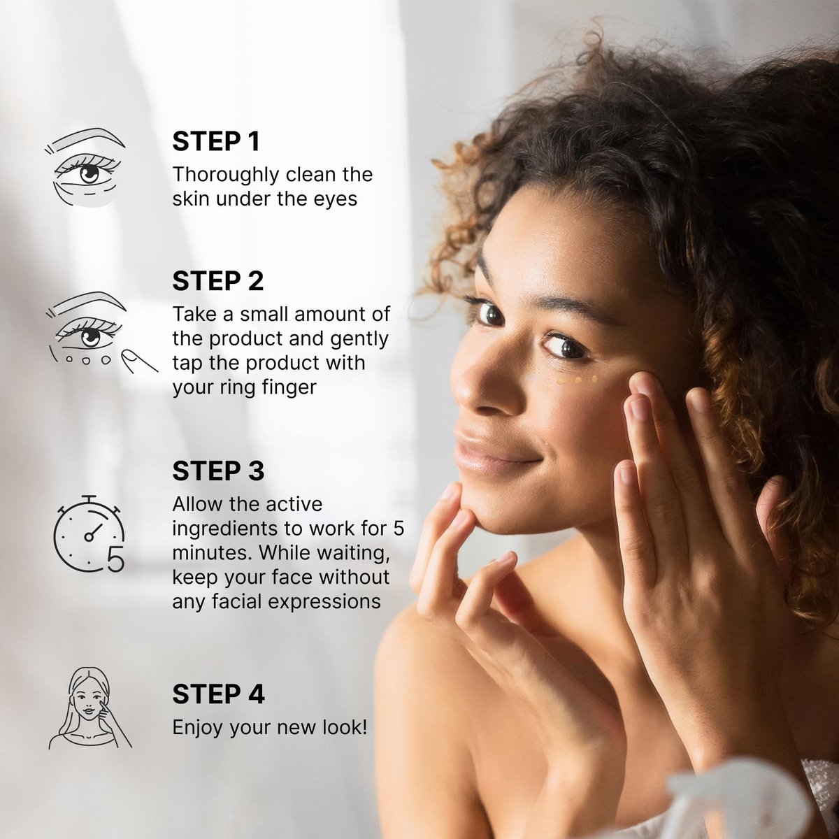 SEAMANTIKA PUFFINESS AWAY Eye Cream - Instant Eye Bag Remover with Eyeliss & Vitamin C, 0.8 fl oz - Temporary Reduction of Puffiness, Wrinkles & Dark Circles Avelisse