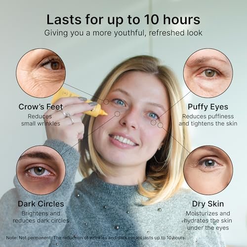SEAMANTIKA PUFFINESS AWAY Eye Cream - Instant Eye Bag Remover with Eyeliss & Vitamin C, 0.8 fl oz - Temporary Reduction of Puffiness, Wrinkles & Dark Circles Avelisse