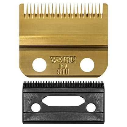 Wahl Professional Stagger Tooth Gold Bladeset - High-Precision Replacement Blade for Cordless Magic Clip 8148 & 8509 Avelisse