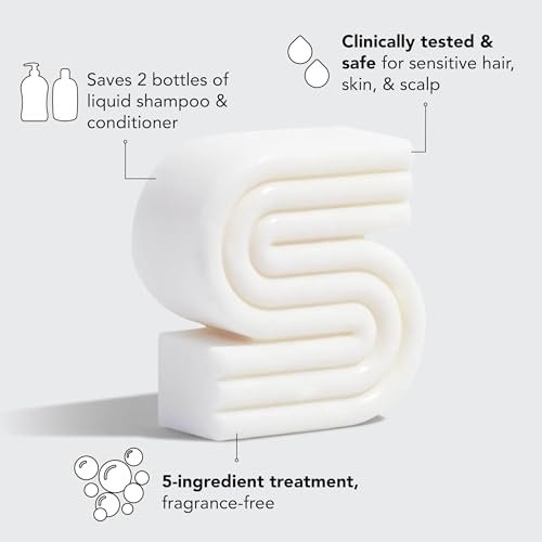 Kitsch 2-in-1 Shampoo Bar and Body Wash - Ultra Sensitive, Vegan & Natural, 5-Ingredient Formula for Hair & Body - Scent-Free, 3.2 oz - görsel 14