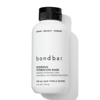 Bondbar Bonding Hydration Mask for Damaged Hair - Adds Volume, Smooths & Hydrates All Hair Types | Vegan & Cruelty-Free, 4 Fl Oz