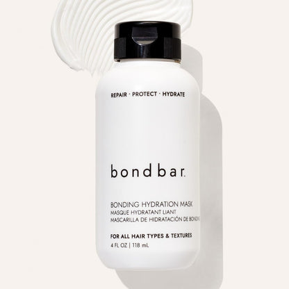 Bondbar Bonding Hydration Mask for Damaged Hair - Adds Volume, Smooths & Hydrates All Hair Types | Vegan & Cruelty-Free, 4 Fl Oz
