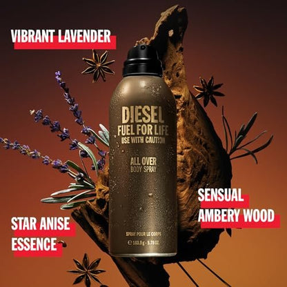 Diesel Fuel For Life Deodorizing Body Spray - 5.8 Fl Oz Avelisse