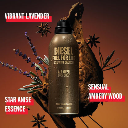 Diesel Fuel For Life Deodorizing Body Spray - 5.8 Fl Oz Avelisse
