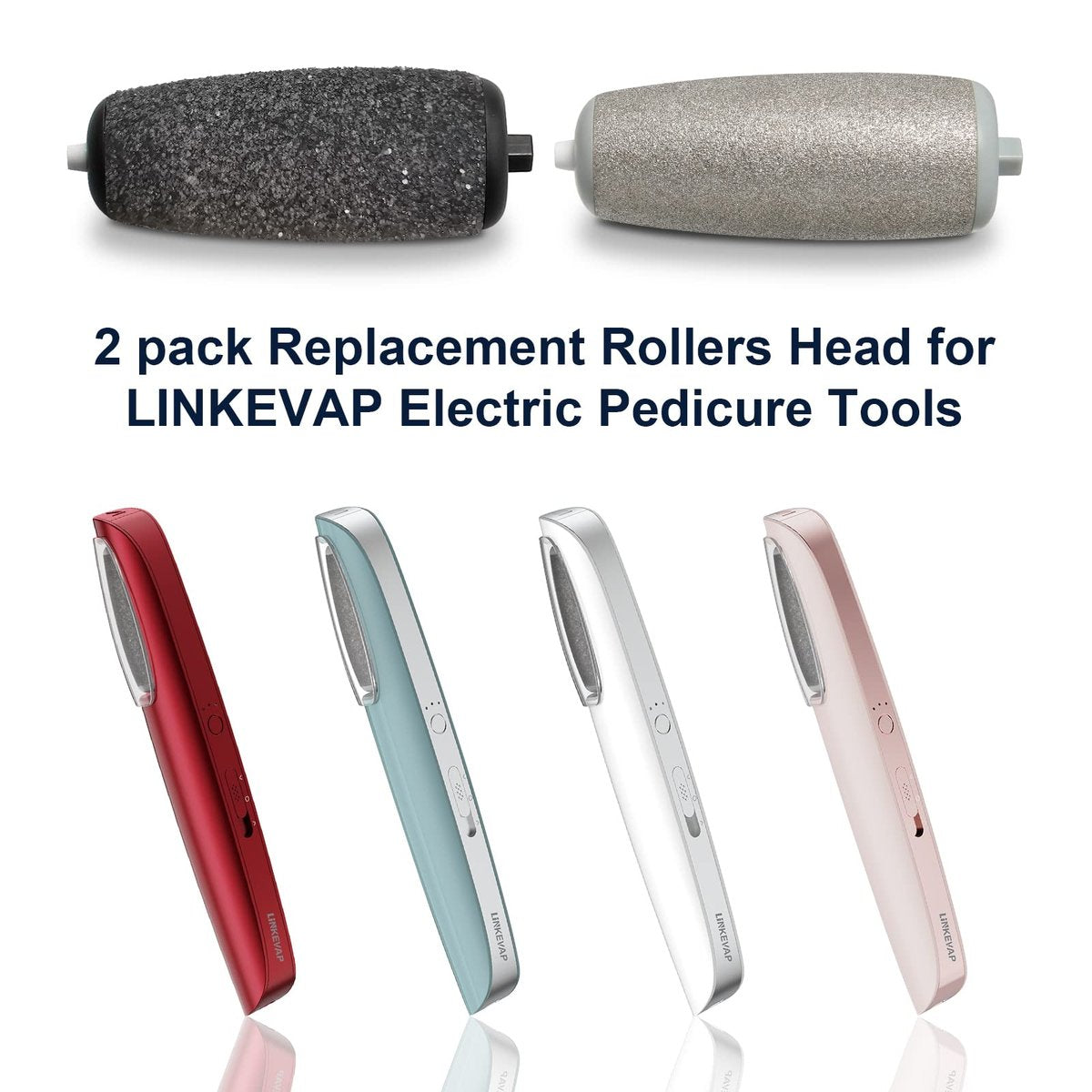 Replacement Roller Compatible with LINKEVAP Electric Foot File Callus Remover - 2 Pack - görsel 5
