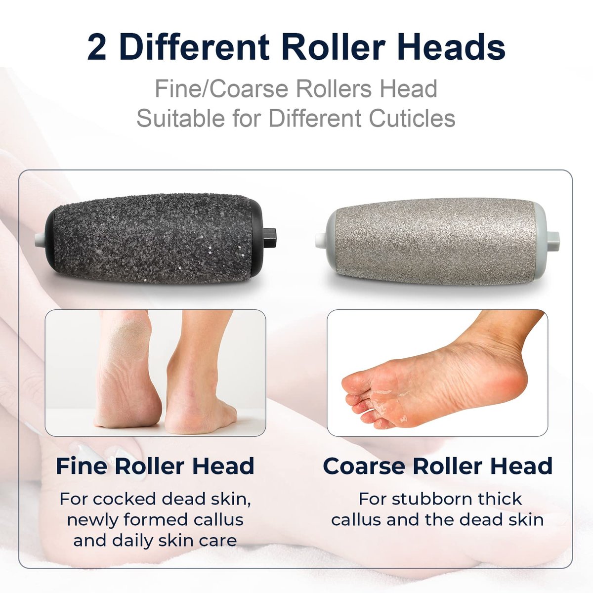Replacement Roller Compatible with LINKEVAP Electric Foot File Callus Remover - 2 Pack - görsel 9