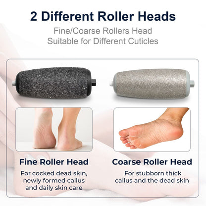 Replacement Roller Compatible with LINKEVAP Electric Foot File Callus Remover - 2 Pack