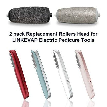 Replacement Roller Compatible with LINKEVAP Electric Foot File Callus Remover - 2 Pack