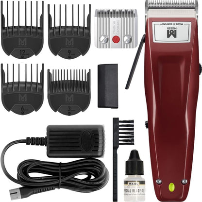 Moser 1430-0050 Professional Cord/Cordless Hair and Beard Clipper - Red