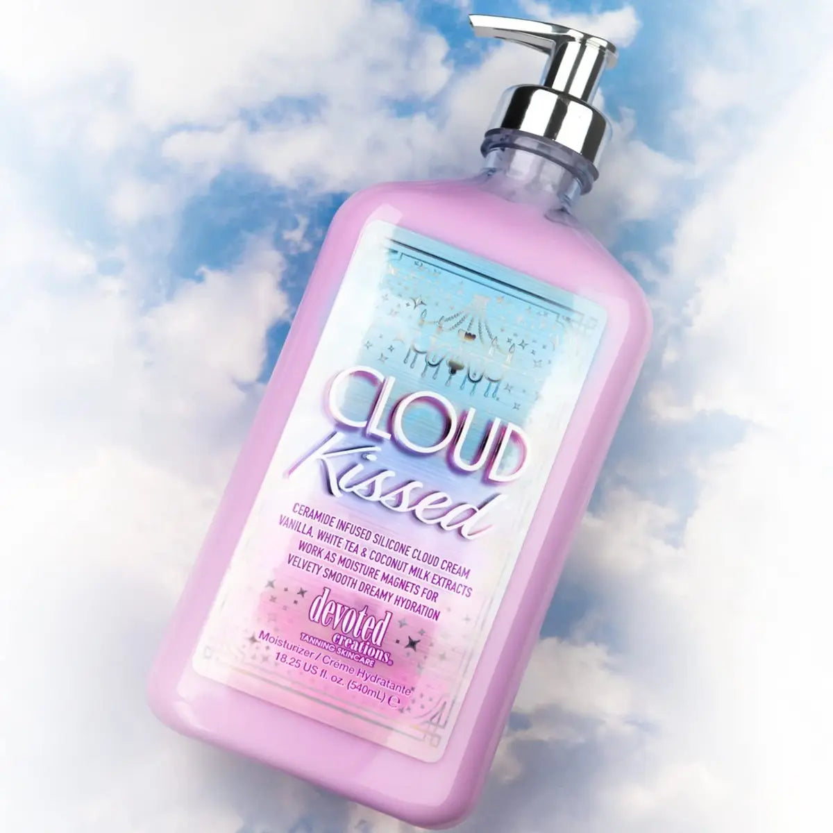 Devoted Creations Cloud Kissed Skin Moisturizer - Antioxidant & Hydrating Lotion for All Skin Types, 18.25 Fl Oz Avelisse