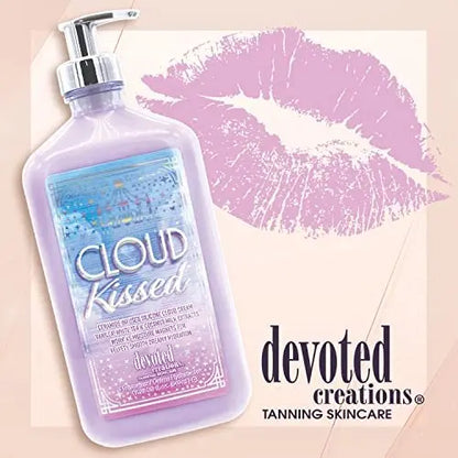 Devoted Creations Cloud Kissed Skin Moisturizer - Antioxidant & Hydrating Lotion for All Skin Types, 18.25 Fl Oz Avelisse