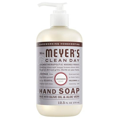 Mrs. MEYER'S CLEAN DAY Hand Soap Refill Variety Pack – 45.5 Fl Oz, Made with Essential Oils Avelisse