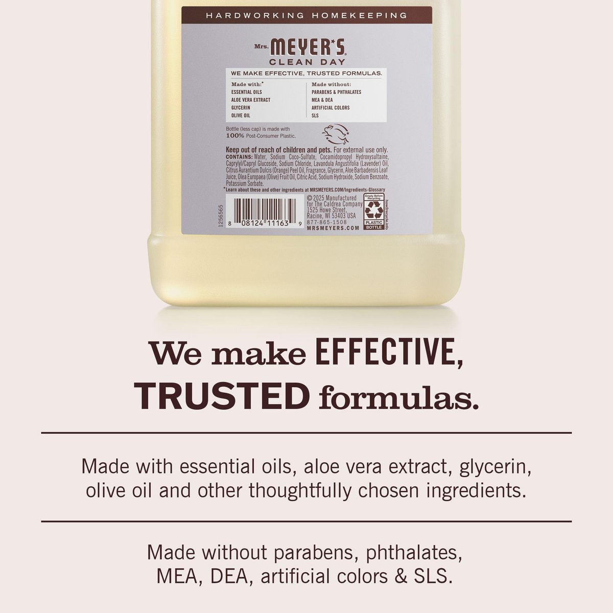 Mrs. MEYER'S CLEAN DAY Hand Soap Refill Variety Pack – 45.5 Fl Oz, Made with Essential Oils Avelisse