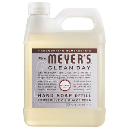 Mrs. MEYER'S CLEAN DAY Hand Soap Refill Variety Pack – 45.5 Fl Oz, Made with Essential Oils Avelisse