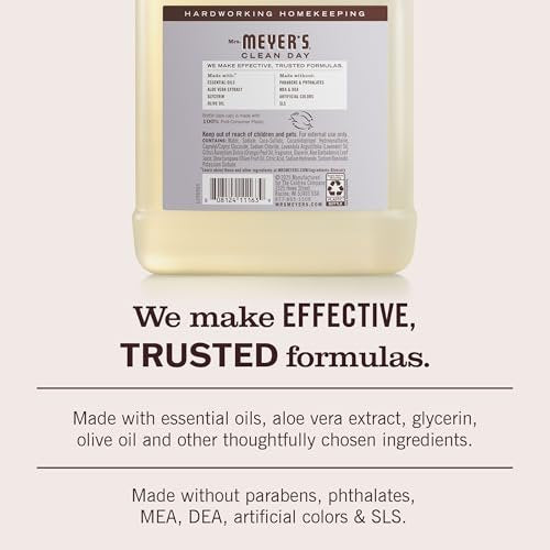 Mrs. MEYER'S CLEAN DAY Hand Soap Refill Variety Pack – 45.5 Fl Oz, Made with Essential Oils Avelisse