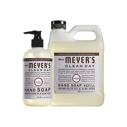 Mrs. MEYER'S CLEAN DAY Hand Soap Refill Variety Pack – 45.5 Fl Oz, Made with Essential Oils Avelisse