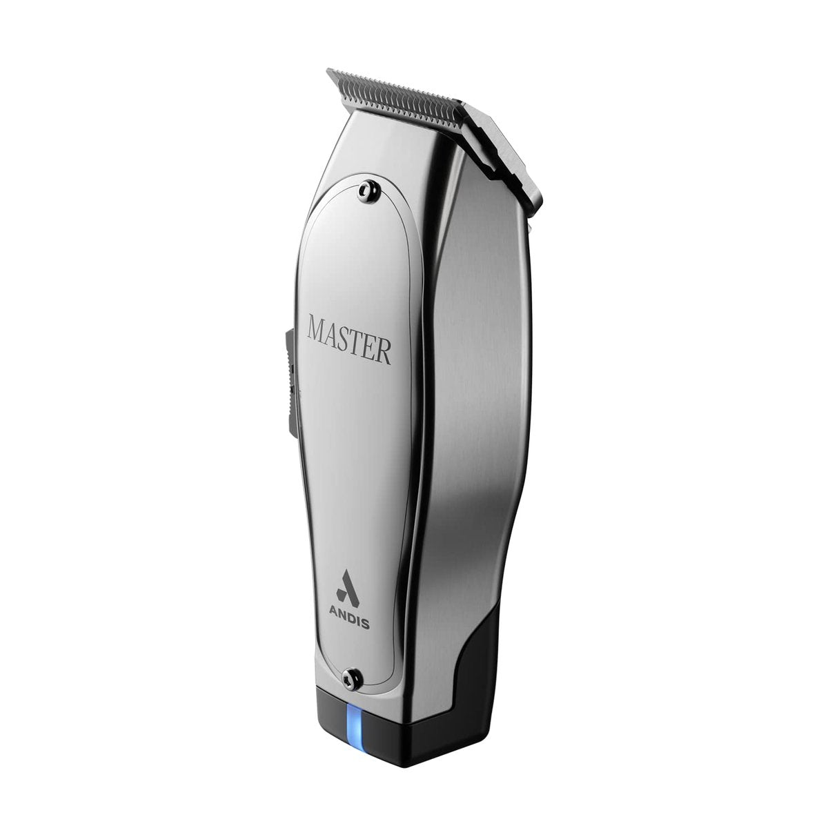 Andis 12660 Professional Master Corded/Cordless Hair Clipper – Adjustable Carbon Steel Blade for Close Cutting, Silver Avelisse
