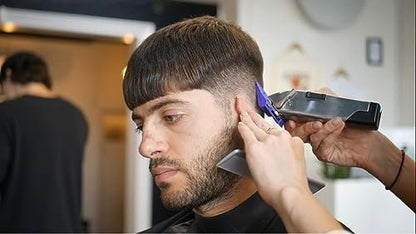 Andis 12660 Professional Master Corded/Cordless Hair Clipper – Adjustable Carbon Steel Blade for Close Cutting, Silver Avelisse