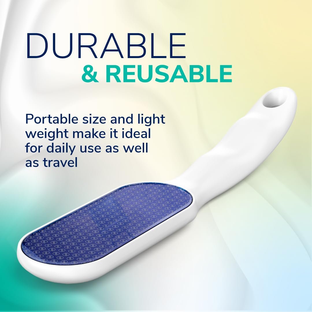 Dr. Scholl's Nano Glass Foot File for Hard Skin - Durable Callus Remover & Foot Scrubber, Hygienic Pedicure Tool, Long Lasting Foot Buffer for Soft Smooth Feet, 1 Count - görsel 11