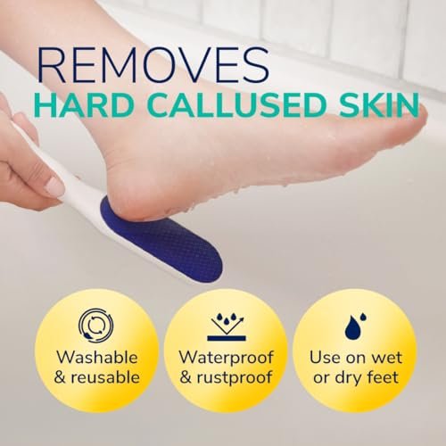 Dr. Scholl's Nano Glass Foot File for Hard Skin - Durable Callus Remover & Foot Scrubber, Hygienic Pedicure Tool, Long Lasting Foot Buffer for Soft Smooth Feet, 1 Count - görsel 10