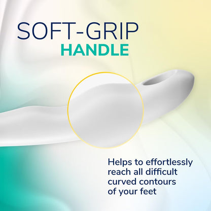 Dr. Scholl's Nano Glass Foot File for Hard Skin - Durable Callus Remover & Foot Scrubber, Hygienic Pedicure Tool, Long Lasting Foot Buffer for Soft Smooth Feet, 1 Count