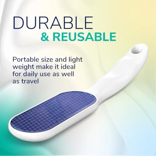 Dr. Scholl's Nano Glass Foot File for Hard Skin - Durable Callus Remover & Foot Scrubber, Hygienic Pedicure Tool, Long Lasting Foot Buffer for Soft Smooth Feet, 1 Count - görsel 12