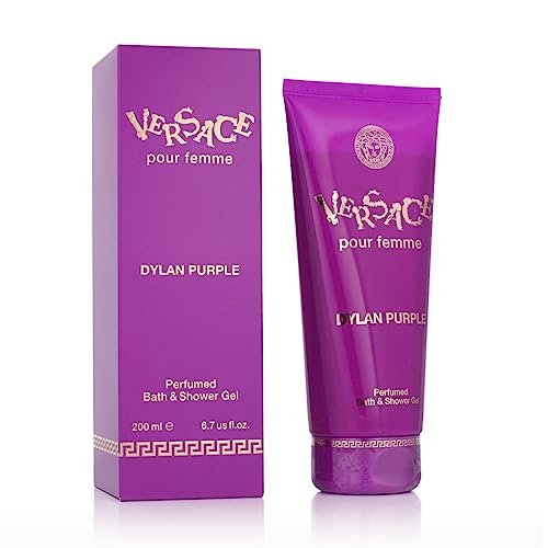 Versace Dylan Purple Perfumed Bath & Shower Gel for Women – 6.7 oz / 200 ml - görsel 1