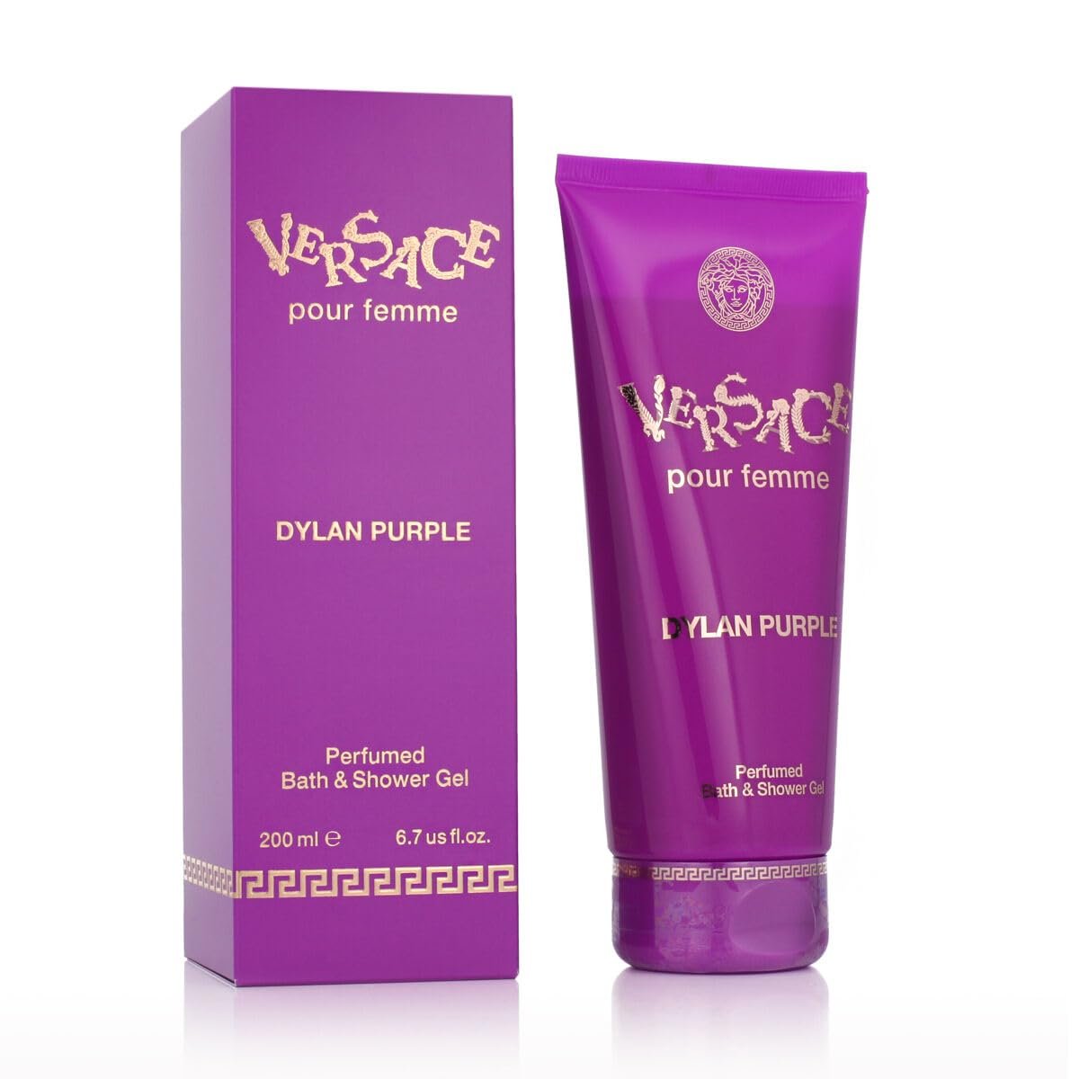 Versace Dylan Purple Perfumed Bath & Shower Gel for Women – 6.7 oz / 200 ml - görsel 2