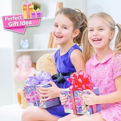BATTOP Kids Nail Polish Set for Girls - Non-Toxic Water Based Nail Art Kit with Dryer, Fake Nails & Stickers - Perfect Gift for Ages 6-12 Avelisse