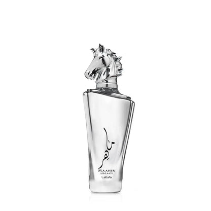 Lattafa Maahir Legacy Eau de Parfum for Men – Aromatic Spicy, Citrus & Amber Wood – 100 ml / 3.4 oz Long-Lasting Fragrance Avelisse