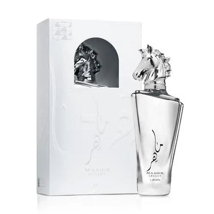 Lattafa Maahir Legacy Eau de Parfum for Men – Aromatic Spicy, Citrus & Amber Wood – 100 ml / 3.4 oz Long-Lasting Fragrance Avelisse