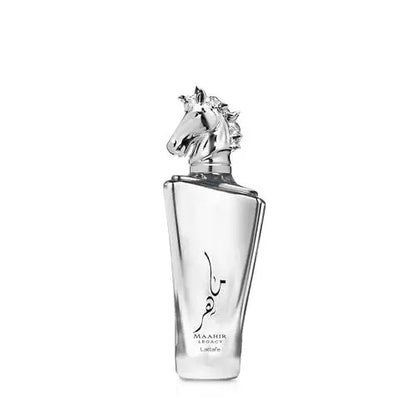 Lattafa Maahir Legacy Eau de Parfum for Men – Aromatic Spicy, Citrus & Amber Wood – 100 ml / 3.4 oz Long-Lasting Fragrance Avelisse
