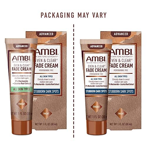 Ambi Even & Clear Advanced Fade Cream – Hydroquinone-Free Dark Spot Corrector with Niacinamide & Licorice Root, 1 Fl Oz - görsel 11