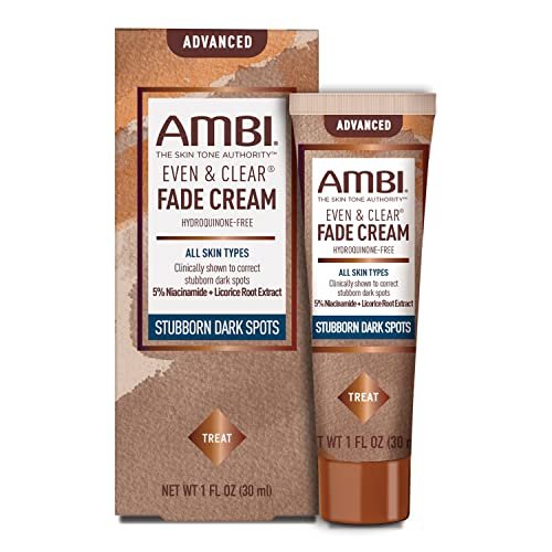 Ambi Even & Clear Advanced Fade Cream – Hydroquinone-Free Dark Spot Corrector with Niacinamide & Licorice Root, 1 Fl Oz - görsel 1