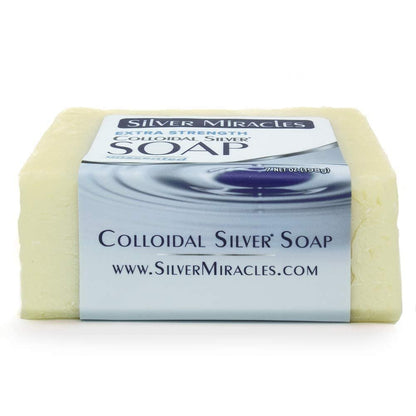 Silver Miracles Extra Strength Colloidal Silver Soap - Two Pack - 3.5 oz Each Avelisse