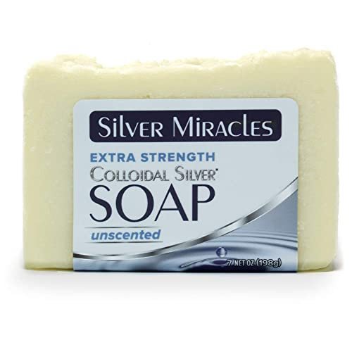 Silver Miracles Extra Strength Colloidal Silver Soap - Two Pack - 3.5 oz Each Avelisse