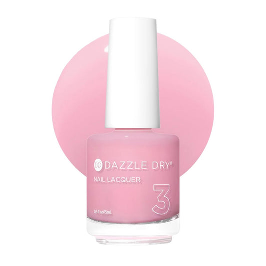 Dazzle Dry Nail Lacquer (Step 3) - Pinkies Up - Pale Sheer Pink with Cool Undertones - 0.5 fl oz Avelisse
