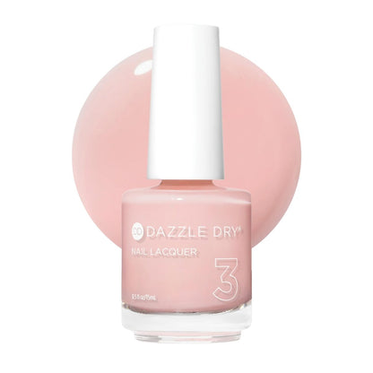 Dazzle Dry Nail Lacquer (Step 3) - Ready. Set. Pose. - Semi-Sheer Carnation Pink, 0.5 fl oz Avelisse