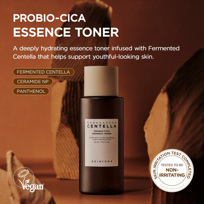 SKIN1004 Probio-Cica Essence Toner - Hydrating Face Toner with Fermented Centella Asiatica & 5 Types of Hyaluronic Acid, Soothing Korean Skin Care, 7.10 fl.oz (210ml)