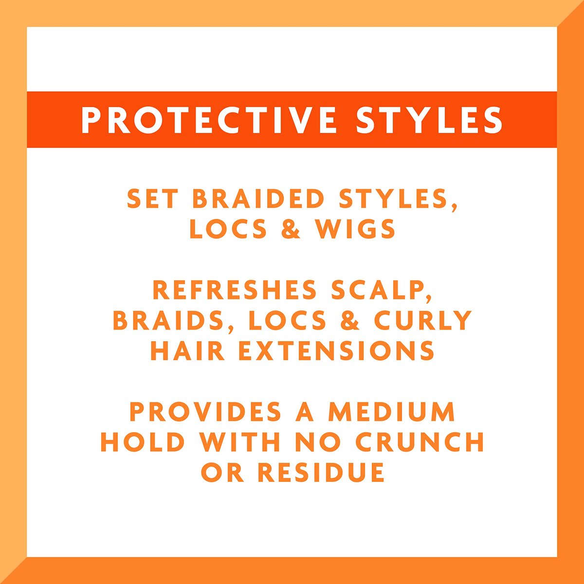 Cantu Protective Styles by Angela Set & Refresh Foam with Apple Cider Vinegar & Aloe, 8 oz - görsel 6