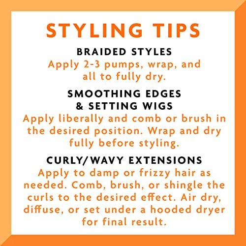 Cantu Protective Styles by Angela Set & Refresh Foam with Apple Cider Vinegar & Aloe, 8 oz - görsel 11