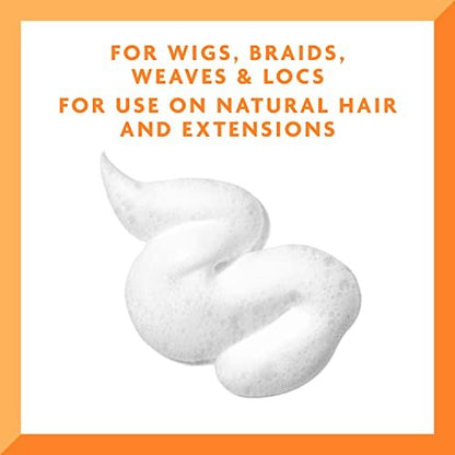 Cantu Protective Styles by Angela Set & Refresh Foam with Apple Cider Vinegar & Aloe, 8 oz