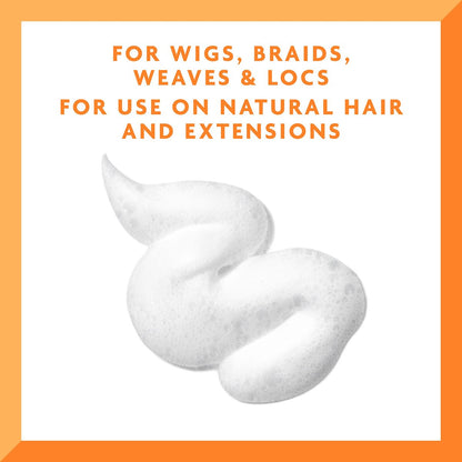 Cantu Protective Styles by Angela Set & Refresh Foam with Apple Cider Vinegar & Aloe, 8 oz