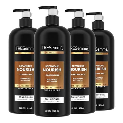 TRESemmé Botanique Nourish Conditioner with Coconut Milk & Aloe Vera, 4-Pack (28 Fl Oz Total) Avelisse