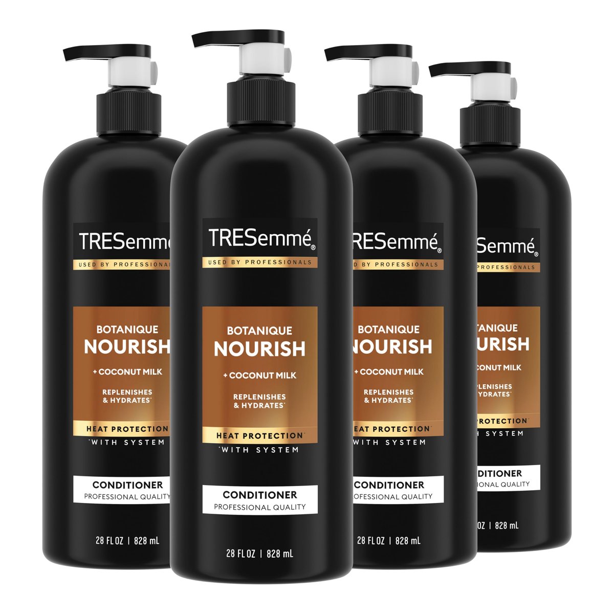 TRESemmé Botanique Nourish Conditioner with Coconut Milk & Aloe Vera, 4-Pack (28 Fl Oz Total) Avelisse