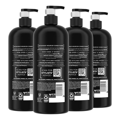 TRESemmé Botanique Nourish Conditioner with Coconut Milk & Aloe Vera, 4-Pack (28 Fl Oz Total) Avelisse